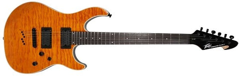 Peavey Predator Plus ST Transparent Amber Electric Guitar - Audiofeen