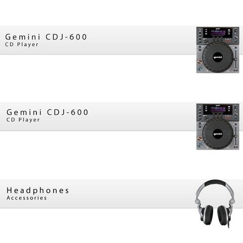 GCD CDJ 600 Package - Audiofeen