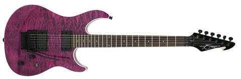 Peavey Predator Plus Transparent Purple Electric Guitar - Audiofeen