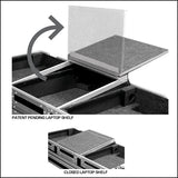 Marathon MA-DJCD19WLT DJ Coffin with Laptop Stand - Audiofeen