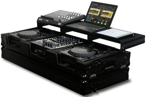 Odyssey FZGSP12CDJWBL Black Label Remixer Glide Style Series: CD-Digital Media DJ Coffin - Audiofeen