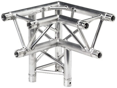 Global Truss TR-4093-DL - 1.64ft. (0.5m) 3-Way 90 Degree Corner - Audiofeen