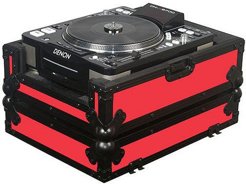 Odyssey FRCDJBK-RED Flight Ready CD Player Case (Black and Red) - Audiofeen